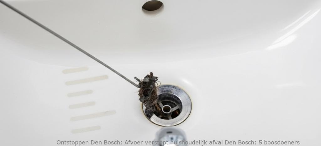 Afvoer verstopt huishoudelijk afval Den Bosch: 5 boosdoeners