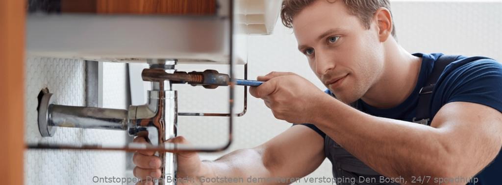 Gootsteen demonteren verstopping Den Bosch, 24/7 spoedhulp