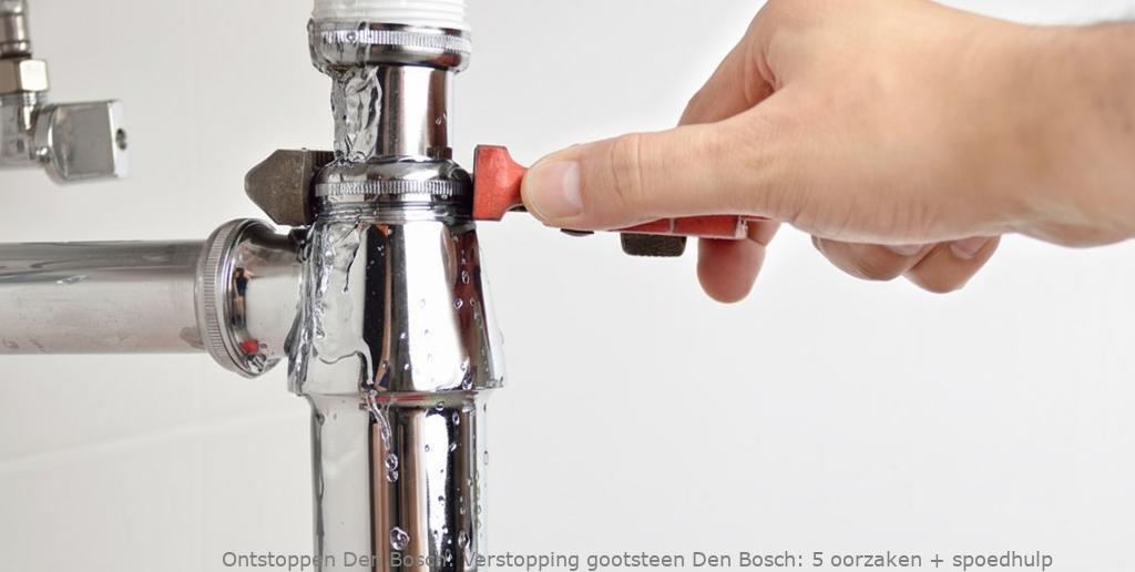 Verstopping gootsteen Den Bosch: 5 oorzaken + spoedhulp