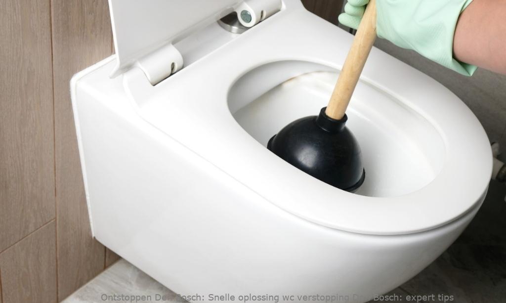 Snelle oplossing wc verstopping Den Bosch: expert tips